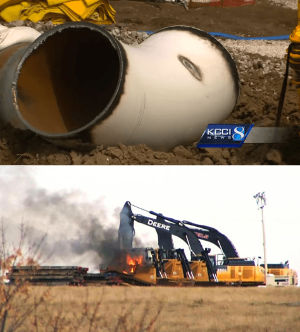 Sabotaje de la construcción del oleoducto DAPL
